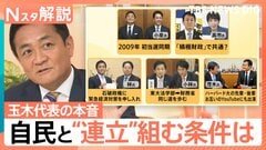 国民民主・玉木代表が生出演、自民と“連立”組むなら条件は？「野党政権」可能性は？【Nスタ解説】| TBS CROSS DIG with Bloomberg