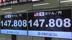 円安進む　1ドル＝147円80銭台　約10か月ぶり水準　政府からはけん制発言| TBS CROSS DIG with Bloomberg