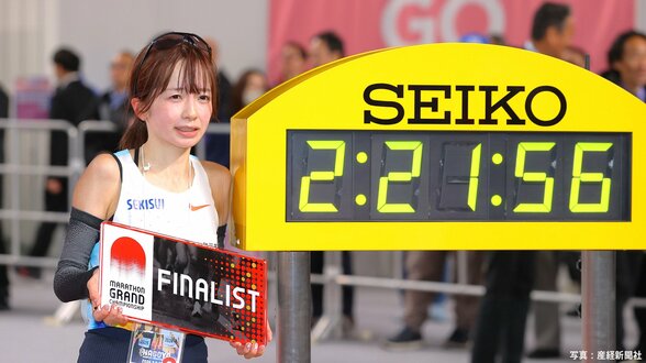 佐藤早也伽が日本人トップの2位、初優勝に2秒届かずも強風サバイバルレースで好走、加世田ら6人がMGC出場権獲得|TBS NEWS DIG