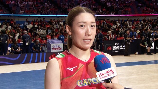 石川真佑「切り替えていい準備を」佐藤淑乃「世界一のディフェンスを目指して常にやってる」【試合後コメント】|TBS NEWS DIG