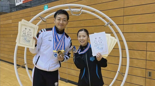 ラート競技の世界大会に日本代表で出場する男女のトップ選手が甲府市長を表敬訪問|TBS NEWS DIG