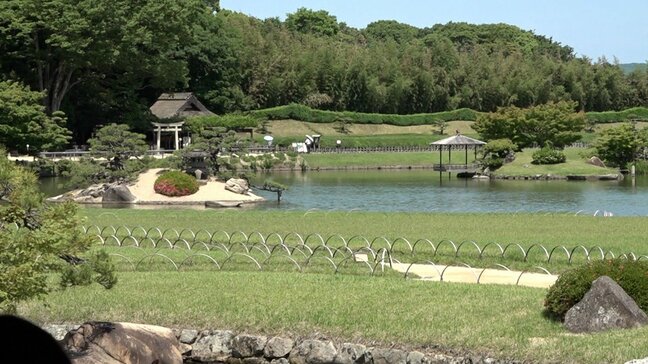 岡山後楽園の「延養亭」特別公開始まる 藩主の眺めを楽しむ 5月31日まで|TBS NEWS DIG