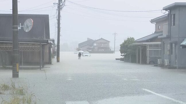 福井県14万世帯約34万人に避難指示　避難所95か所開設 レベル5 大雨特別警報|TBS NEWS DIG
