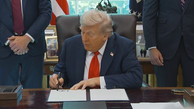 トランプ大統領 全米に州兵を即時派遣可能にする大統領令に署名 野党・民主党の治安対策が不十分だと印象付ける狙い|TBS NEWS DIG