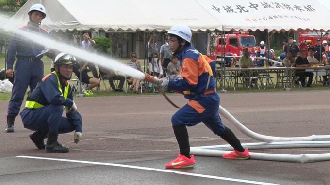 地域住民で組織する消防団が速さ・正確さ・チームワークを競う「消防団操法大会」　|TBS NEWS DIG
