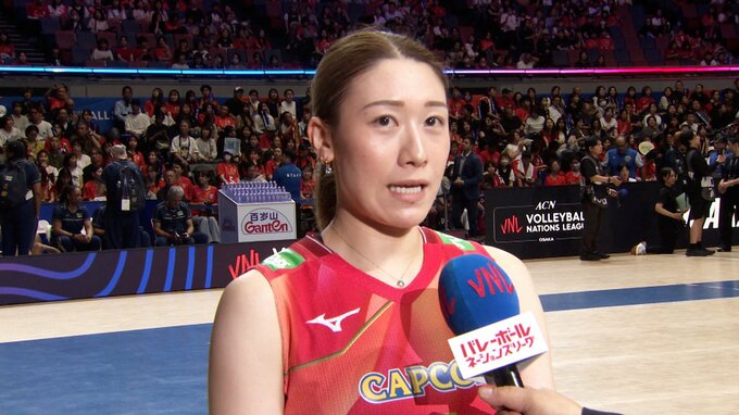 石川真佑「切り替えていい準備を」佐藤淑乃「世界一のディフェンスを目指して常にやってる」【試合後コメント】|TBS NEWS DIG