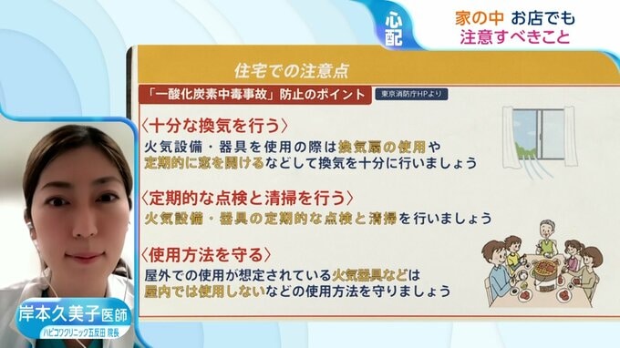 「自宅で起きるはずがない」は間違い！　“一酸化炭素中毒” 家の中でも注意すべきこと【ひるおび】|TBS NEWS DIG
