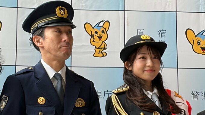 「身近にいろいろな詐欺が起きている」タレントの中村静香さんが特殊詐欺防止を訴え 東京・JR原宿駅 警視庁|TBS NEWS DIG