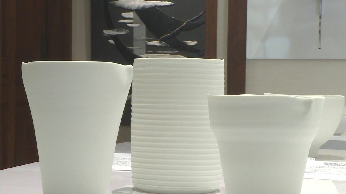 セラミックアート」大堀相馬焼窯元が立ち上げた新ブランド作品発表会