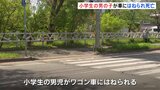 歩行者信号は青…横断歩道を渡っていた小学生の男の子がワゴン車にはねられ死亡|TBS NEWS DIG