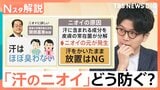 生乾き・汗・靴のニオイ⋯「実は臭わない」汗があんなに臭くなるワケ　8割以上が気にする「梅雨時の他人のニオイ」の正しい防ぎ方【Nスタ解説】|TBS NEWS DIG