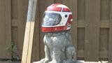 狛犬のヘルメット　実は名作バイクマンガ「バリバリ伝説」の主人公が被っていたモデルだった|TBS NEWS DIG