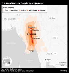 ミャンマー軍政が空爆再開、地震から数時間－反政府勢力の停戦案拒否| TBS CROSS DIG with Bloomberg