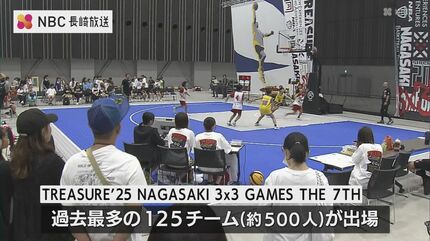 B1田中大貴選手もイベント参加 長崎市でバスケットボール3x3大会