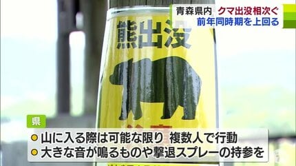 人慣れしたクマ”が里におりてきている可能性も… クマ出没情報相次ぐ