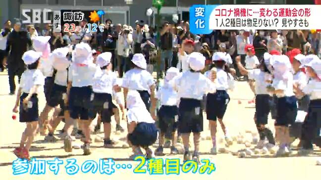 「もっとやりたかったです」参加は1人2種目 2学年一緒の実施で1時間で終了 コロナ禍経て運動会に変化 熱中症対策や教員の負担軽減につながる一方で子どもたちには「物足りなさも」|TBS NEWS DIG