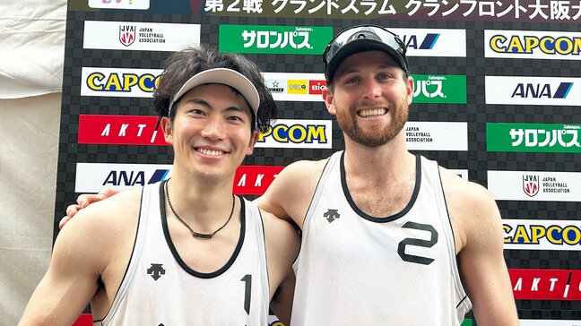 「公開処刑だなぁ（笑）」SVリーグ新人賞の水町泰杜が今季もビーチバレーと”二刀流”！ ぶっつけ本番も準決勝進出|TBS NEWS DIG