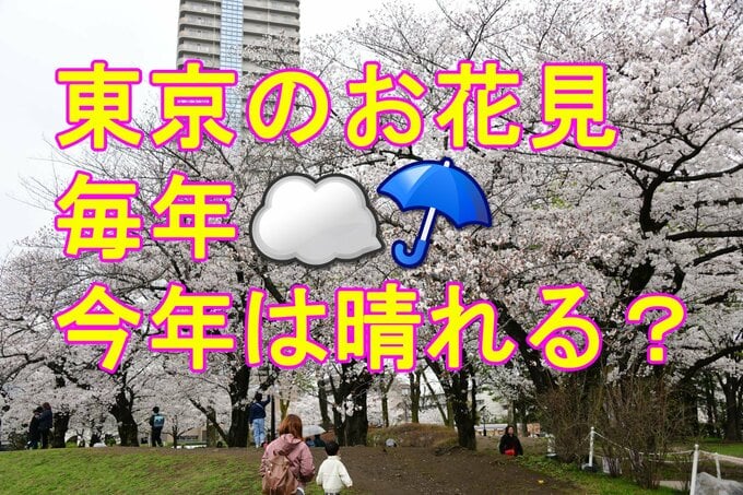 【サクラ情報2026】東京でサクラ開花　平年より5日早い　なぜか東京のサクラ見頃は近年曇りや雨続き　2026年のお花見天気は？|TBS NEWS DIG