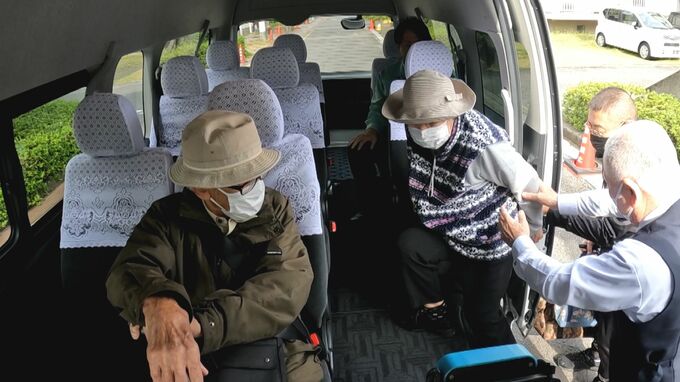 高齢化の団地で移動手段を支援　大分市が無料送迎の実証実験を開始　|　大分のニュース｜OBS NEWS｜大分放送