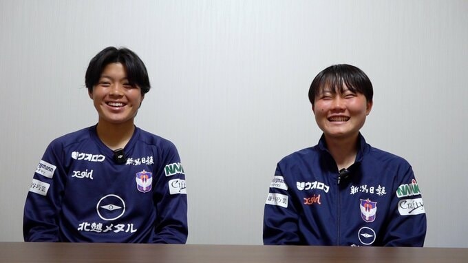 同じ高校からアルビレックス新潟レディースで共にWEリーガーに　下吉優衣(19)と藤原凛音(18)が誓う成長と活躍　|　新潟のニュース・天気｜BSN NEWS｜BSN新潟放送