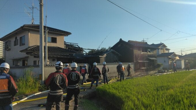 「住宅が燃えている」と通報　倉敷市老松町で建物火災　けが人の情報なし【岡山】　|　岡山・香川のニュース | 天気 | RSK山陽放送