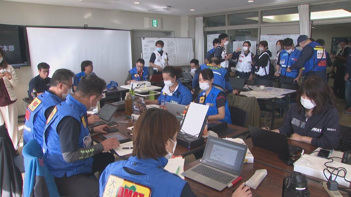 九州・沖縄の「DMAT」が集結 災害時の医療体制強化に向け訓練 大分