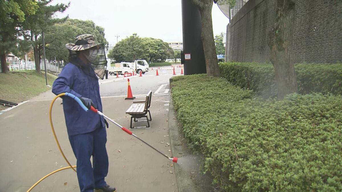 2026年アジア大会で｢デング熱｣などの感染症発生を想定… ｢蚊｣駆除の訓練 名古屋･瑞穂公園