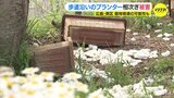歩道沿いのプランター相次ぎ被害　４月だけで５件　警察「器物損壊の可能性も」 広島市東区|TBS NEWS DIG