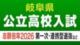 【岐阜県公立高校入試2026】出願状況(16日午前9時時点)第一次・連携型選抜・通信制前期選抜の志願倍率 岐阜・普通1.14倍 大垣北・普通1.14倍 岐阜北・普通1.19倍 加納・普通1.31倍 全校掲載・一覧(令和8年度)|TBS NEWS DIG