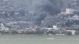 諏訪湖近くで建物火災 消防が消火活動中 15日午後2時ごろ出火か 諏訪湖では夜に「諏訪湖祭湖上花火大会」 | SBC NEWS | 長野のニュース | SBC信越放送