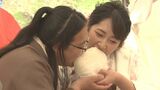 「おむすび入刀!」ファーストバイトはハート形の…会津のシンボル・鶴ヶ城で初の『公開結婚式』福島・会津若松市 | 福島のニュース│TUF