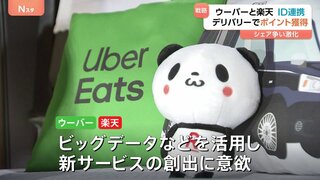 Uberと楽天 ID連携してウーバーイーツなど利用で楽天ポイントが貯まるサービス開始| TBS CROSS DIG with Bloomberg