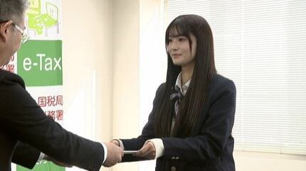 女子高生ミスコン2024」グランプリの武田晴安さんが一日税務署長に 17