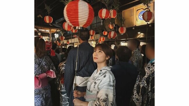 【秋元真夏】　「またいつか行きたい町」郡上八幡で夜祭りを満喫　浴衣姿で古い町並み散策|TBS NEWS DIG