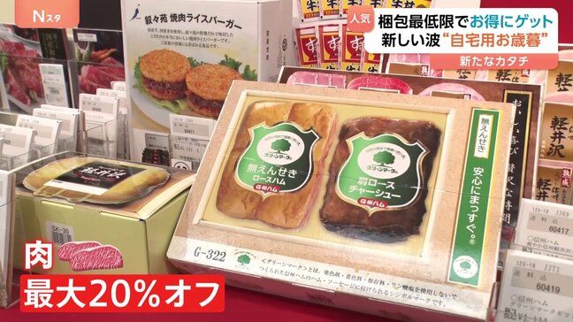 お歳暮は自分用に？簡易包装でお肉が20％オフ！売り上げUPの新しい波|TBS NEWS DIG