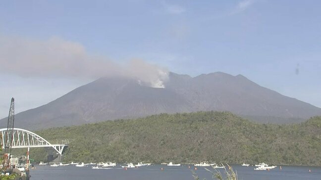 桜島で「山体膨張を示す地殻変動」 多量の降灰伴う噴火の可能性|TBS NEWS DIG