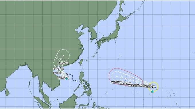 【台風情報】台風9号(バービー)発生　日本へ影響を及ぼす可能性も...勢力と進路を詳しく　南シナ海には"台風のたまご"　今後はダブル台風になるか　全国の天気を画像で　気象庁　|　山形のニュース│TUYテレビユー山形