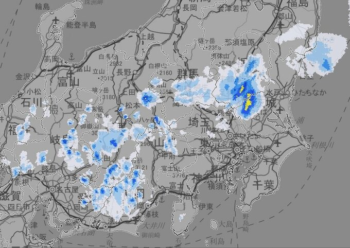 関東甲信　今夜遅くまで局地的に1時間50ミリの“非常に激しい雨”が降る見込み　あすも9月とは思えない暑さに…でも、午後からは天気の急変に注意　|　富山のニュース｜天気・防災｜チューリップテレビ