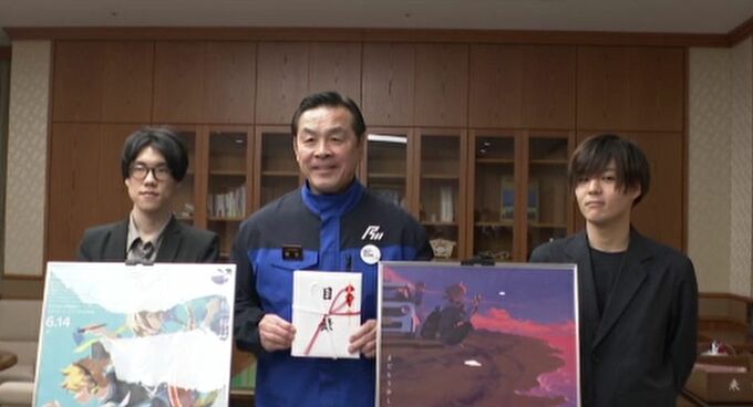 金沢市と羽咋市を舞台にしたアニメ映画「数分間のエールを」配給収入の一部を石川県へ寄付|TBS NEWS DIG
