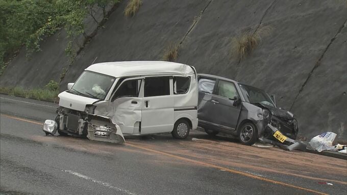 「路上に倒れている」車同士が正面衝突…対向車線にはみ出しか 2人搬送で一部通行止め　雨で濡れた県道　広島・廿日市市　|　RCC NEWS | 広島ニュース | RCC中国放送