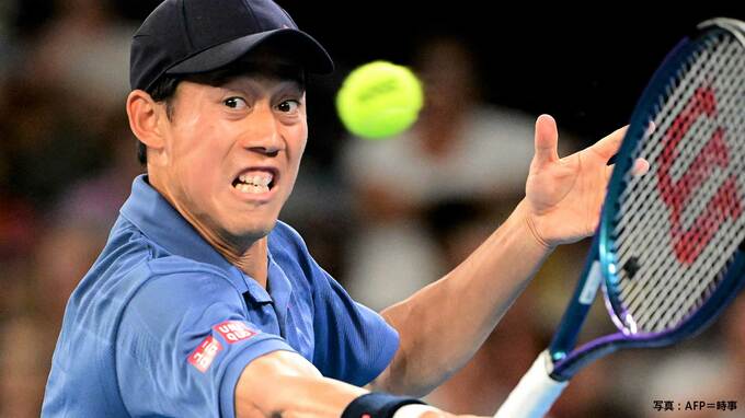錦織圭、全豪オープン1回戦で崖っぷちから逆転勝ち ！ 4年ぶり出場の初陣を勝利で飾る【男子テニス】|TBS NEWS DIG