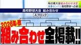 秋の高校野球2026　青森県大会　組み合わせ決定　“夏の王者”である青森山田のほか八戸学院光星・弘前学院聖愛・八戸工大一は…【全組み合わせ掲載　秋季東北地区高等学校野球青森県大会】　|　青森のニュース│ATV NEWS│青森テレビ