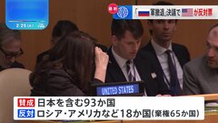 国連総会でウクライナからのロシア軍撤退求める決議案採択　ロシア・アメリカなど18か国が反対| TBS CROSS DIG with Bloomberg