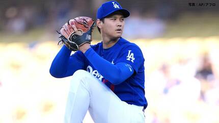 大谷翔平 今季初の“二刀流”5回途中11奪三振、MAX159キロ、制球に苦しん