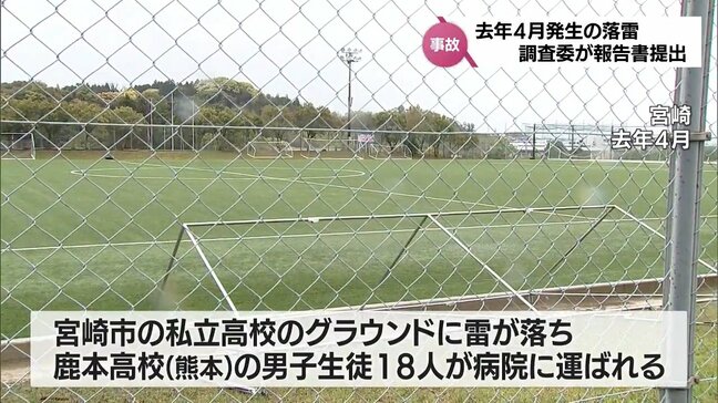 宮崎市で発生したサッカー練習試合での落雷事故めぐり 熊本県の事故調査委員会が報告書を提出|TBS NEWS DIG