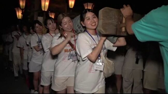 能登の祭り・曽々木大祭をともに盛り上げる“神戸のボランティア” 手助けを得ながらの祭りの盛り上がりに地元住民は「だんだん復興が近づいているな」|TBS NEWS DIG