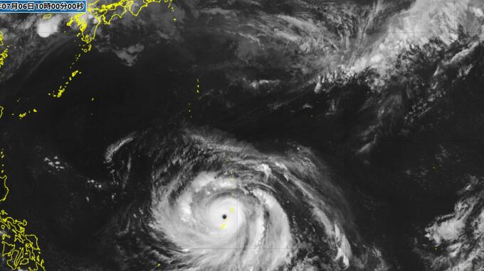【台風情報】大型で猛烈な台風9号(バービー)　“猛烈な勢力のまま”10日(金)にも沖縄接近のおそれ　最大瞬間風速 75 m/s予想　台風の巨大な目くっきり【最新予想進路】　|　長崎のニュース | 天気 | NBC長崎放送