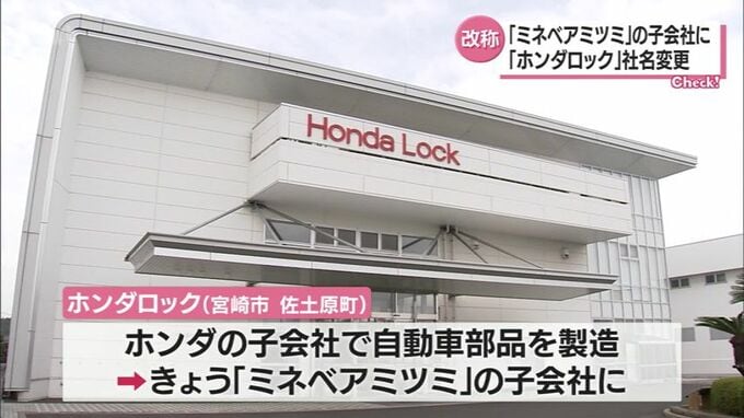 「ホンダロック」が「ミネベア アクセスソリューソンズ」に社名変更　サッカー部は改称も本拠地は宮崎市でJFL参戦　|　MRTニュース ｜ ＭＲＴ宮崎放送