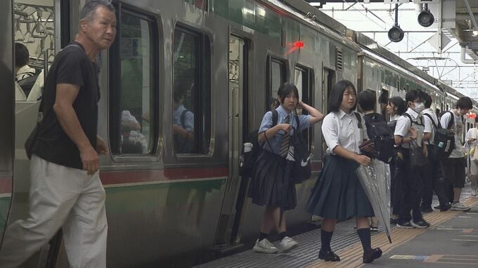 「日常って感じ」盛り土崩落のJR磐越西線、3週間ぶり運転再開　通勤・通学風景戻る　福島|TBS NEWS DIG