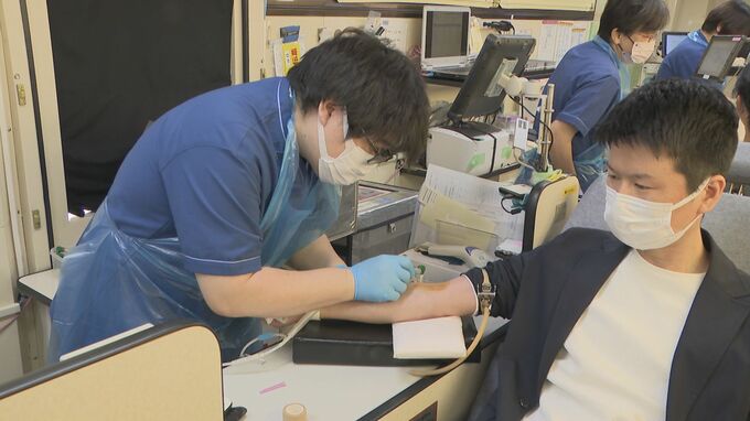 １９９３年から続く活動　西京銀行で行員が献血|TBS NEWS DIG